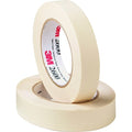 Masking Tape, 1 in. W x 60 yd. L, 0.94 in W x 60.1 yds L, 4.4 mil Thick, Natural Rubber Adhesive