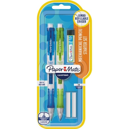 Pencil, Eraser Included, Black, HB, PK2