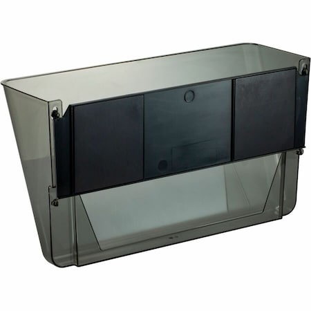Magnetic Wall Pocket, Letter, 7Hx13W, Smoke