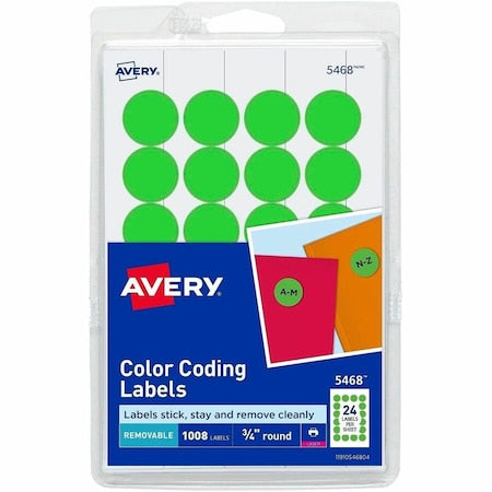 Printable Color Coding Labels, PK1008