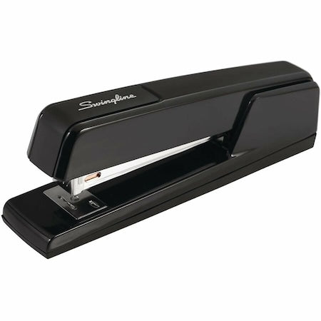 Manual Stapler, 3-3/8"D, 30 Sheets, Top, Blk