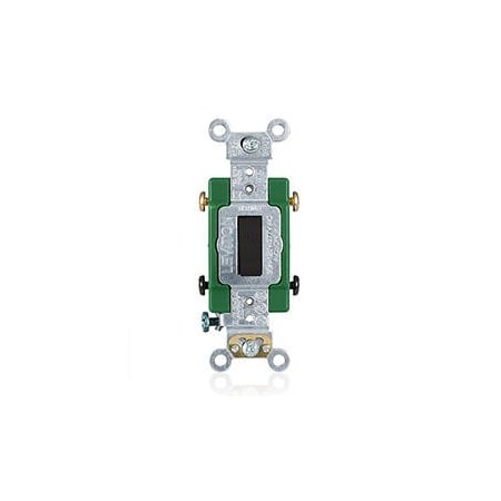 Wall Switch, 2 hp, Toggle, 30 A, Black