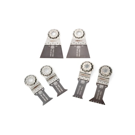 OscilToolBladeSet, 6pcs, W:1.125"to2.5625"