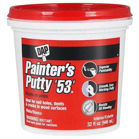 Painter's Putty '53', White, 32 oz (707981224)