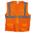 Surveyors Safety Vest, Orange Mesh