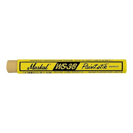Paint Crayon, Medium Tip, Yellow Color Family, 12 PK