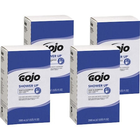 SHOWER UP Soap & Shampoo, 2000mL PRO TDX Refill, PK4