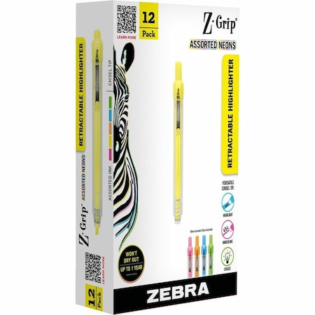 Retractable Highlighter Assorted