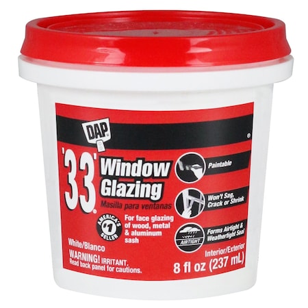 Window Glazing 8 FL OZ White