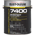 Interior/Exterior Paint, Semi-gloss, Oil Base, White, 1 gal