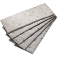 Sorbent Pad, 31 gal, 7 1/2 in x 20 1/2 in, Oil, Gray, Polyester, Polypropylene