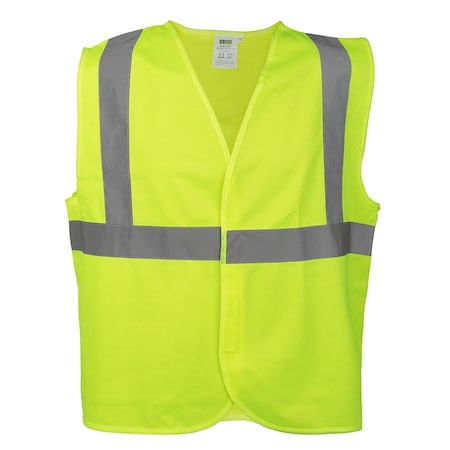 Safety Vest, Type R, Class 2, Lime Solid
