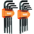Hex Key Set, Long Ball End, SAE/Metric, 22P