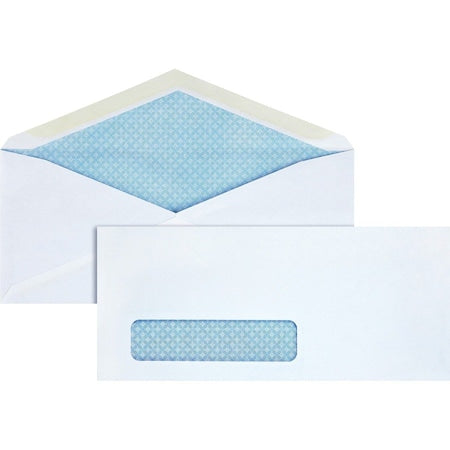 Window Envelope, White, Gummed Flap, PK5