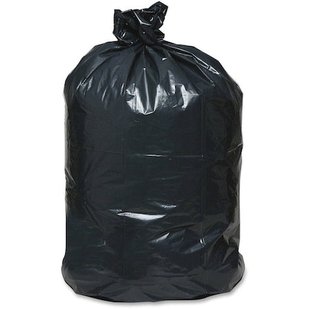 45 gal Trash Bags, 40 in x 46 in, Super Extra Heavy-Duty, 2 mil, Black