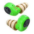 EEP Rubber Vinyl Electronic Ear Plugs, Multiple Shape, 23 dB, 27 dB, 30 dB, Green