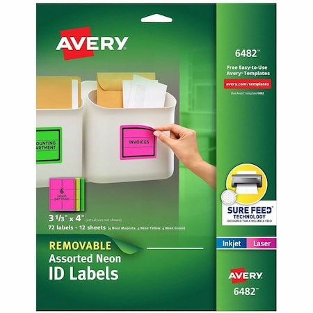 Assorted Label, 6Up, PK72