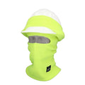 Hard Hat Face Mask, Acrylic Knit, Lime