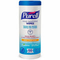 Hand Sanitizer Wipes, Canister, 100 Wipes per Container, Citrus, 12 PK