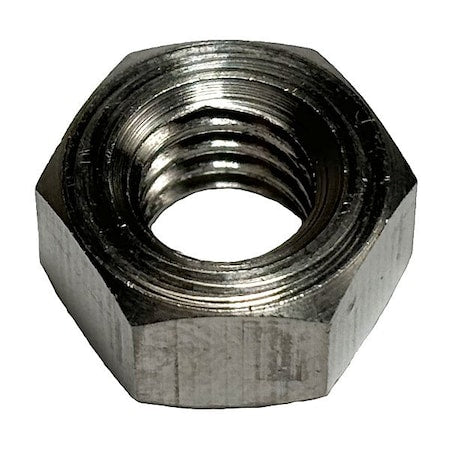 Hex Nut, 5/16"-18, Titanium, Grade 2, Plain, 17/64 in Ht