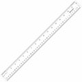 Ruler, 18 Inch, Clear Acrylic