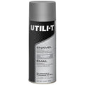 General Purpose Enamel Spray Paint, Aluminum, Gloss, Solvent, 10 oz