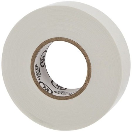 Electrical Tape, Vinyl, 7 mil, White