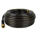 5/8 in ID x 100 ft L Heavy Duty Water Hose, PVC Tube, Black, Aluminum x Aluminum Fitting