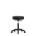 Med Bench Mini-Stool, Vinyl, Casters, Blk
