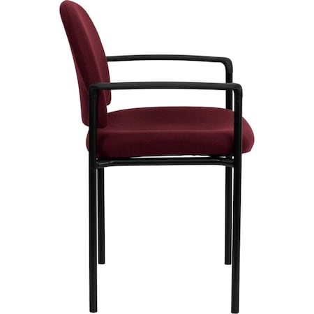 Burgundy Fabric Stack Chair