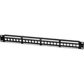 Rackmount Keystone Jack Panel, 24 Ports