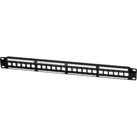 Rackmount Keystone Jack Panel, 24 Ports