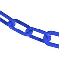 3"" x 25' Blue Plastic Safety Chain
