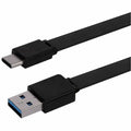 USB Cable, 6 ft Overall L., Black