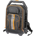 Backpack, Black/Orange, 1680d Ballistic Weave Body; Hard Molded Polypropylene Bottom