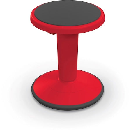 Grow Stool, Height Adjustable, Tall, Red