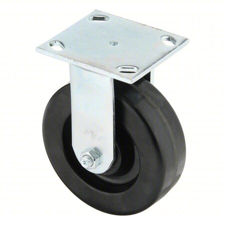 PlateCaster, Rigd, Swivl, Phenolic, 7 1/2"H