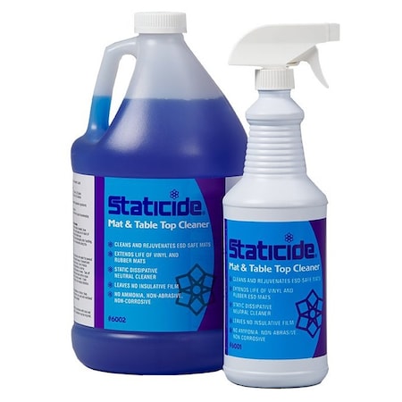 Mat and Table Top Cleaner, Jug, 1 gal, Pleasant
