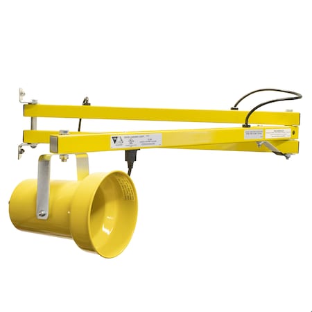 Dock Light,60 in,Metal Head,No Bulb