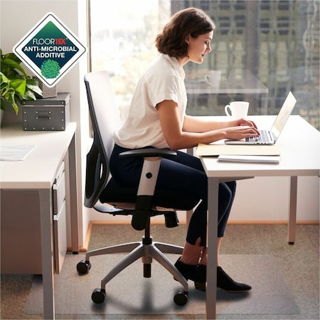 Chair Mat 36"x48", Rectangular Shape, Clear, for Carpet
