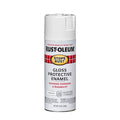 Spray Paint, Pure White, Gloss, Solvent, 12 oz.