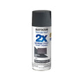 Spray Paint, Charcoal Gray, Solvent, 12 Oz