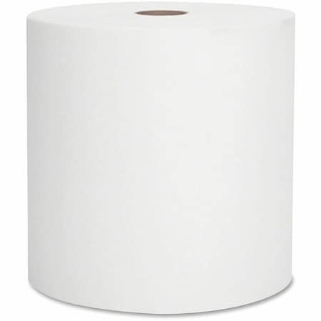 Essential Hardwound Paper Towels, 1 Ply, Continuous Roll Sheets, 800 ft, White