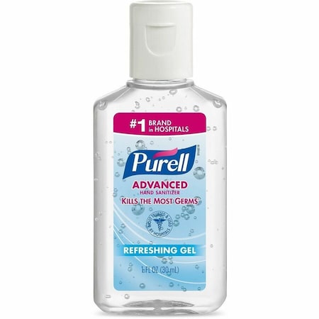 Advanced Hand Sanitizer Gel, 1oz Bottle, PK250