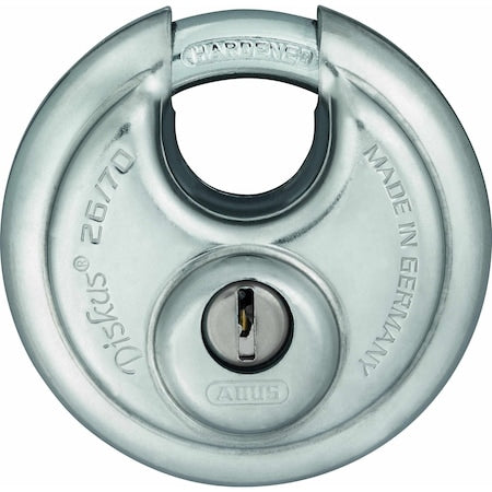 Padlock, 2 3/4" H, 2 3/4" W, Silver