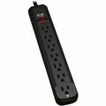 Power Strip, 5-15R, 5-15P, 25 ft., Black
