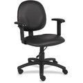 Vinyl Task Chair, Adjustable, Black