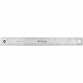 Ruler, Stainless Steel, 12 In