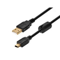 Standard USB Cable, Black, 6ft L