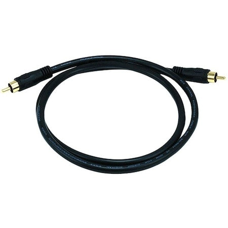 A/V Cable, RCA Coaxial M/M, 3ft